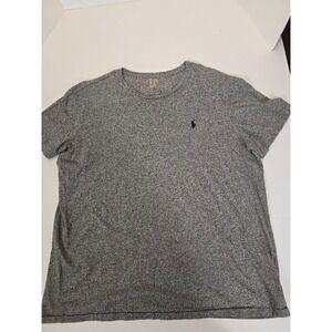 Polo‎ Ralph Lauren Mens Gray Short Sleeve T-Shirt Pony Logo Casual Top XL